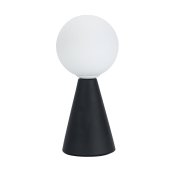 Bordslampa Versa Svart Keramik Glas 40 W 10 x 22,5 cm Prisma