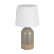 Bordslampa Versa Duo linne Keramik 40 W 18 x 32,5 cm