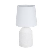 Bordslampa Versa Avalon Bomull Keramik 40 W 16,5 x 31,5 cm