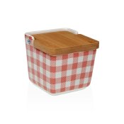 Saltkar med lock Versa VICHY  Keramik 8,8 x 8,5 x 8,8 cm