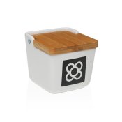 Saltkar med lock Versa Keramik 8,8 x 8,5 x 8,8 cm