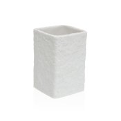 Tandborsthllare Versa Viti Vit Harts 7,4 x 10,6 x 7,4 cm