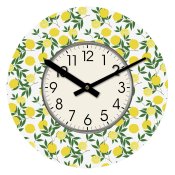 Vggklocka Versa Tr Citron 4 x 30 x 30 cm