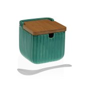 Sockerstrare Versa Grn Keramik Bambu Dolomite 8,3 x 8,3 x 8,3