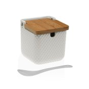 Sockerstrare Versa Vit Keramik Bambu Dolomite 8,3 x 8,3 x 8,3 c