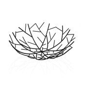 Fruktskl Versa Svart Metall Stl 30 x 9 x 30 cm