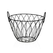 Fruktskl Versa Svart Metall Stl 19,5 X 21,5 X 28,5 CM