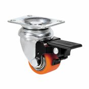 Rueda Ruedas Alex Orange Polyuretan Jrn  3,5 CM roterande