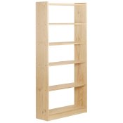 Bokhandel Astigarraga Gala Naturell Furu 184 x 80 x 25 cm 6 Hyll