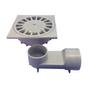 Avlopp Tecnoagua t-88 vh PVC 25 x 25 x 7 cm  11 - 9 cm