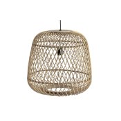 Taklampa DKD Home Decor Ljusbrun Rattan (44 x 44 x 41 cm)