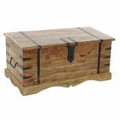 Kista DKD Home Decor Naturell Kolonial Akaciatr 90 x 40 x 40 cm