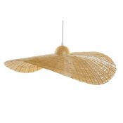 Taklampa DKD Home Decor 70 x 70 x 10 cm Naturell 220 V 40 W Solh