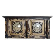 Vggklocka DKD Home Decor London Teak (81 x 15 x 37 cm)