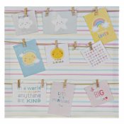Fotoramar DKD Home Decor Sunshine Multicolour Kanvas Bebis 50 x