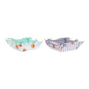 Multifunktionell korg DKD Home Decor Bomull 34 x 34 x 34 cm
