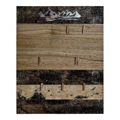 Fotoramar DKD Home Decor Brun Tr Metall Aluminium Naturell 40 x