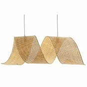 Taklampa DKD Home Decor Ljusbrun Tr Bambu 50 W 220 V 80 x 30 x