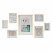 Fotoram fr upphngning DKD Home Decor 32,5 x 1,5 x 45 cm Glas N