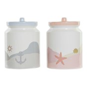 Burk DKD Home Decor Dolomite Bl Multicolour Ljusrosa Medelhavs