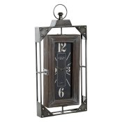 Vggklocka DKD Home Decor Loft Tr Jrn (29 x 6.5 x 61 cm)