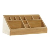 Flerfunktionell frvaring DKD Home Decor Skrivbord Bambu (23 x 9