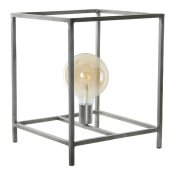 Bordslampa DKD Home Decor Metall Mrkgr (33 x 33 x 40 cm)