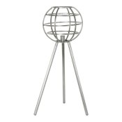 Bordslampa DKD Home Decor Metall Mrkgr (50 x 50 x 98 cm)