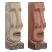 Kruka DKD Home Decor 16 x 17 x 49 cm Ansikte Beige Terrakota n H