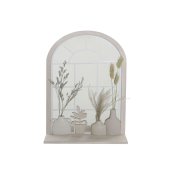 Vggspegel DKD Home Decor Beige Vas Cottage 35 x 10 x 50 cm