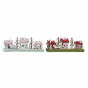 Julgranskula DKD Home Decor Tr Hus (2 pcs) (30 x 6 x 12 cm)