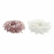 Julkrans DKD Home Decor Skum Fjder (40 x 40 x 6 cm) (2 pcs)