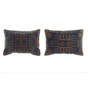 Kudde DKD Home Decor Bl Orange Fyrkantig Arab 50 x 10 x 35 cm (
