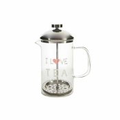 Tekanna DKD Home Decor Transparent Rostfritt stl Silver Borosil