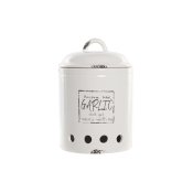 Burk DKD Home Decor 17,7 x 17,7 x 26 cm Vit Dolomite Vitlk