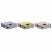 Servetthllare DKD Home Decor Bl Grn Rosa Metall Tr MDF 3 Del