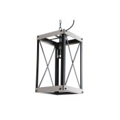Taklampa DKD Home Decor Svart Metall Brun 220 V 50 W (25 x 25 x