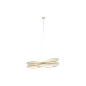 Taklampa DKD Home Decor Brun Bambu 50 W 100 x 100 x 25 cm