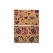 Drrmatta DKD Home Decor Gummi Multicolour 2 antal Kokosfiber (6
