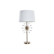 Bordslampa DKD Home Decor Gyllene Metall Vit 41 x 41 x 80 cm 220
