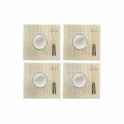 Sushiset DKD Home Decor Bambu Stengods Vit Orientalisk 14,5 x 14