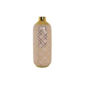 Vas DKD Home Decor Porslin Rosa Gyllene Orientalisk (15 x 15 x 4