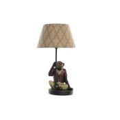 Bordslampa DKD Home Decor Brun Multicolour Kolonial 220 V 50 W A