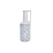 Vas DKD Home Decor Bl Vit Porslin Medelhavs 14 x 14 x 30 cm