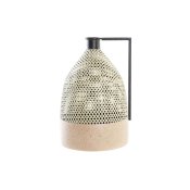 Vas DKD Home Decor Svart Metall Brun Ljusbrun (26 x 26 x 39 cm)