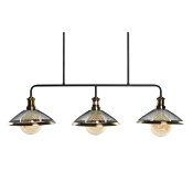 Taklampa DKD Home Decor 100 x 29 x 22 cm Svart Gyllene Metall 50