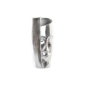 Vas DKD Home Decor Silvrig Aluminium Modern Ansikte 15 x 13 x 31