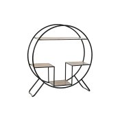 Bokhylla DKD Home Decor Svart Ljusgr Metall Gran 90 x 30 x 100