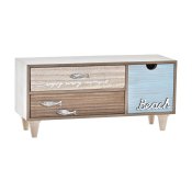 Smyckeskrin DKD Home Decor Brun Turkos Tr 34 x 13 x 16 cm