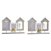 Fotoram DKD Home Decor Tr Blomster Naturell (42 x 7 x 29 cm) (2
